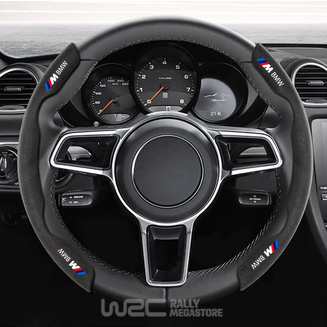 COUVRE VOLANT NOIR POUR VOITURE BMW M